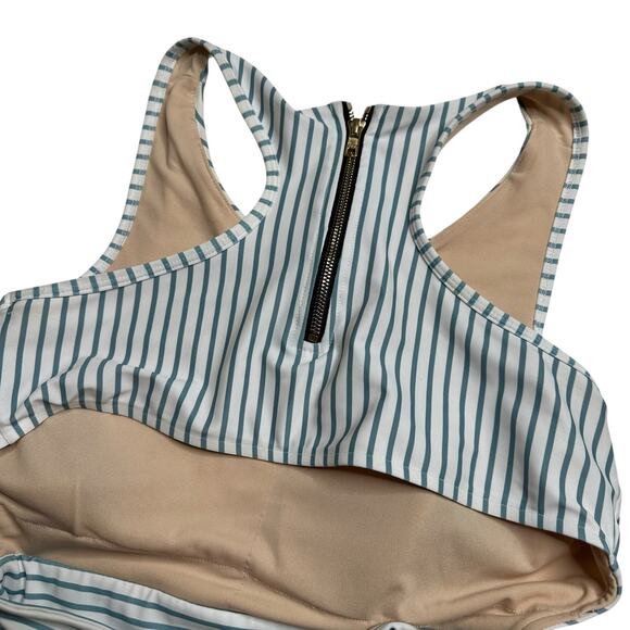 ALBION FIT Island Fever One Piece Swimsuit Floral Striped Women's Size XL FLAWED - Picture 8 of 12